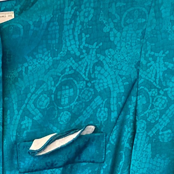 Vintage 80's Leslie Fay Petite Collections Drop Waist Dress; size 10 Petite - Picture 3 of 6